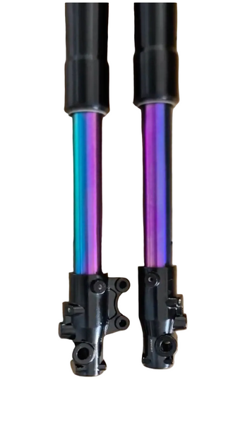 45/48 Black + Rainbow Color Adjustable Forks