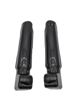 Load image into Gallery viewer, Two carbon fiber winglets on a white background
