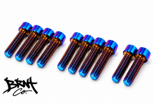 Load image into Gallery viewer, Super73 Fork &amp; Triple Clamp Titanium Bolt Set — 10 Bolts
