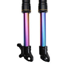 Load image into Gallery viewer, Tuttio Soleil 01 630mm Adjustable USD Front Forks | Rainbow Titanium
