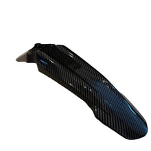 Load image into Gallery viewer, Carbon fiber fender on a white background

