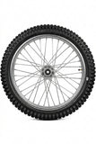 Close-up of Prismatic Powders Super Chrome reflective finish on Tuttio wheel