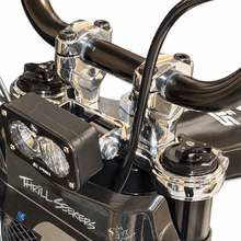 Load image into Gallery viewer, Tuttio Soleil 01 Mirror Chrome Triple Clamp Set + Handlebar Risers (Collective)

